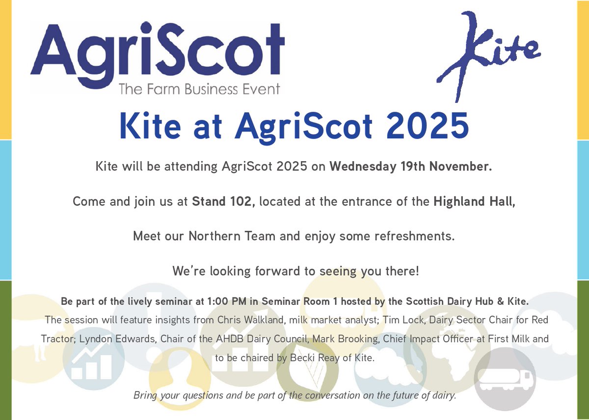 kiteconsulting's tweet image. We’re heading to AgriScot! 🌱🐄🚜

Come and say hello at this year’s AgriScot — we’ll be there and would love to catch up with you.

📸 See our invite below!

#AgriScot #FarmingCommunity #Agriculture #SeeYouThere