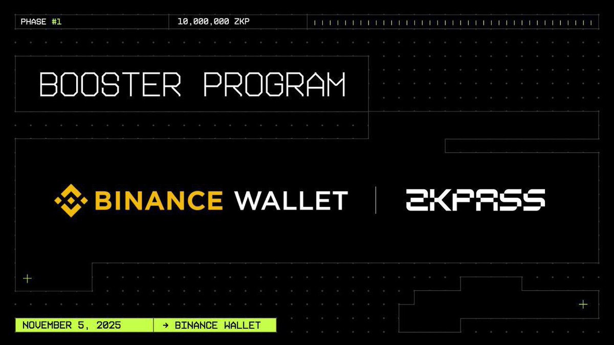 bknetworkbd's tweet image. Binance Web3 x zkPass ($ZKP) Phase-1 Booster Airdrop Live 🔶

💰Totals Reward: 10M ZKP

➖ Complete Social Task
➖ Generate 3 Task 
➖ Done

☑️ Binance users with 61+ Binance Alpha Points are eligible to participate

#Binance #BinanceWeb3 #zkPass #ZKP #Airdrop #CryptoAirdrop