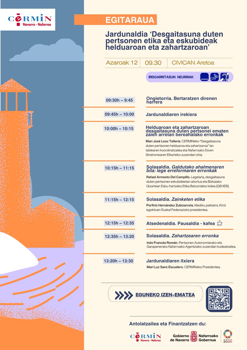 🗓 El próximo 12 de noviembre te esperamos en el auditorio <a href="/CivicanFCN/">CIVICAN</a> para la jornada “Ética y derechos de las personas con discapacidad en el periodo de la vida adulta y envejecimiento”.                        📎 Inscripción: cermin.org/agenda/jornada…👇 Consulta el programa👇