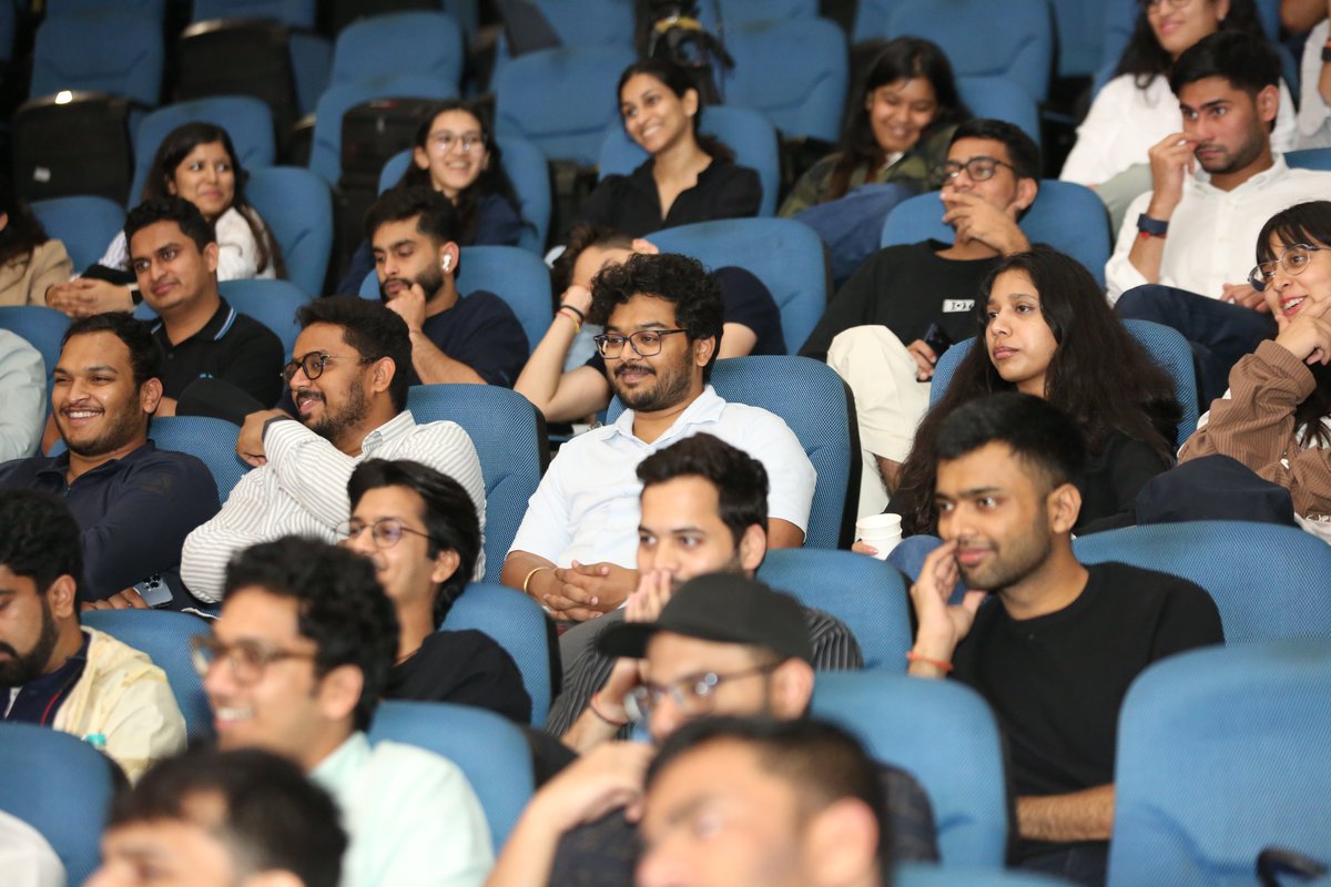 The Centre invited distinguished MFAB alumni Aparna Reddy, Aparna Enterprises Ltd; Sirisha Limkar, Limkar Group; and Nayan Gupta, Mangatrai Neeraj Jewellers Pvt. Ltd for an engaging panel discussion on "Building Together with Next Generation" with the current PGP MFAB cohort.