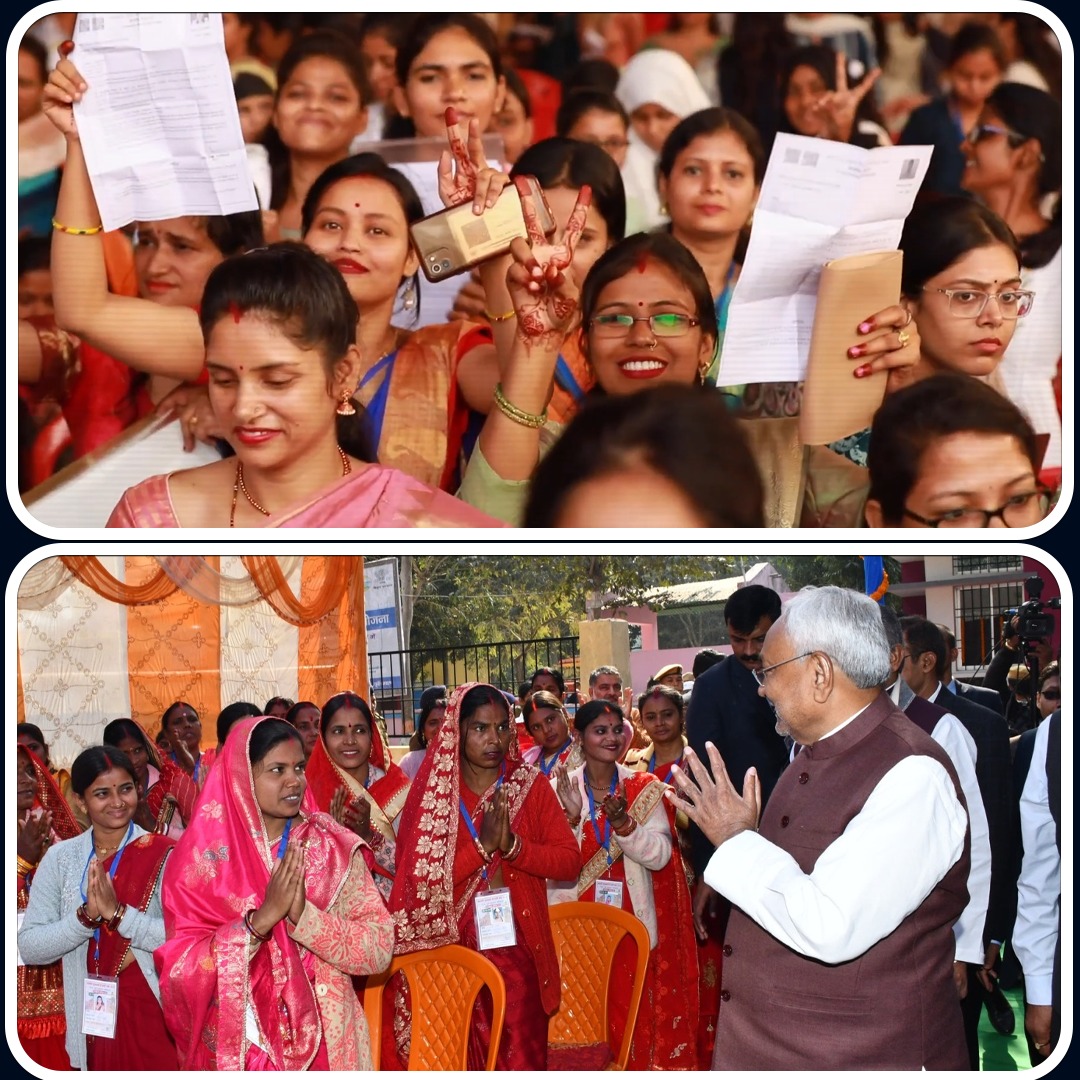 AAnamika_'s tweet image. महिलाओं के मुद्दे पर नितीश जी के काम जो सराहनीय हैं।

2005 में ही स्कूल बच्चियों को साइकिल। 

महिलाओं को पंचायतों और नगर निकायों में 50%आरक्षण।
बिहार पुलिस सहित सभी सरकारी नौकरियों में महिलाओं के लिए आरक्षण। जीविका दीदी, स्वरोजगार योजना के 10k की पहली किस्त देना बड़ी बात है।