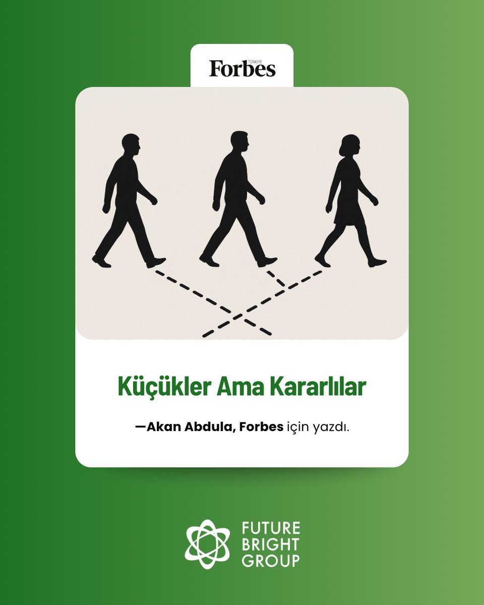 “Küçükler Ama Kararlılar”

— <a href="/akanabdula/">Akan Abdula</a> , Forbes için yazdı.

Yazının tamamını okumak için: forbes.com.tr/dergi/turkiye-…