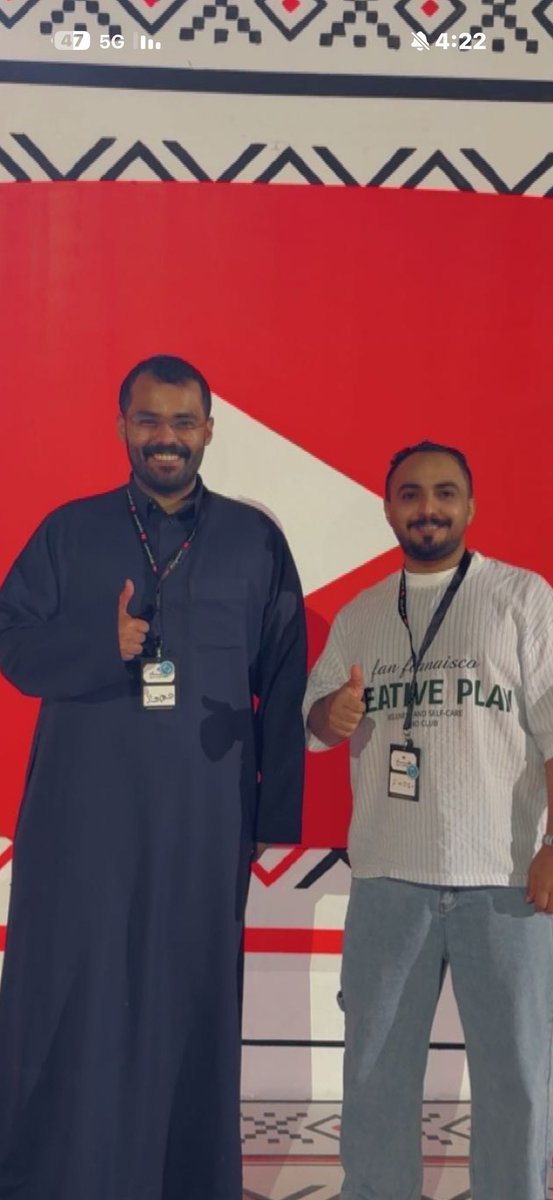 شكرًا YouTube على الدعوة الرائعة في لقاء المبدعين.
سعيد بالحضور وتجربة ملهمة تجمع صناع المحتوى في مكان واحد. 🙏 <a href="/YouTubeArabia/">YouTube Arabia</a> 
 <a href="/fhdfo1/">fhdfo</a>