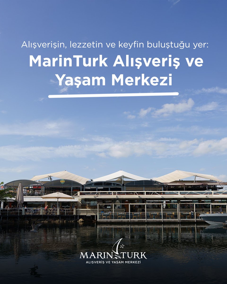 Deniz kenarında alışveriş, lezzet ve keyif bir arada!
MarinTurk Alışveriş ve Yaşam Merkezi Pendik Sahil Yolu’nda sizi bekliyor. 🌊🛍

#MarinTurkMarina #marinturkteyiz #reklam