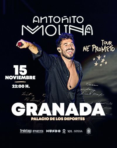 CarMuTor's tweet image. 🎟️ Se venden 2 entradas 🎟️

Concierto de Antoñito Molina 

📅 Día 15 de Noviembre 📅

📍 Palacio de Deportes de Granada 📍

Precio de venta más bajo de lo que costaron. 

#AntoñitoMolina #Concierto #Granada #Entradas