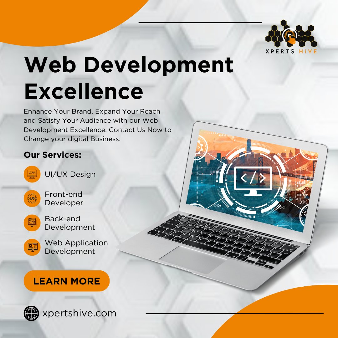 XpertsHive's tweet image. 🚀 Elevate your brand with Web Development Excellence by Xperts Hive!
UI/UX 🎨 | Front-End 💻 | Back-End ⚙️ | Web Apps 🌐
Let’s transform your digital presence!
👉 xpertshive.com
#XpertsHive #WebDevelopment #UIUX #WebDesign