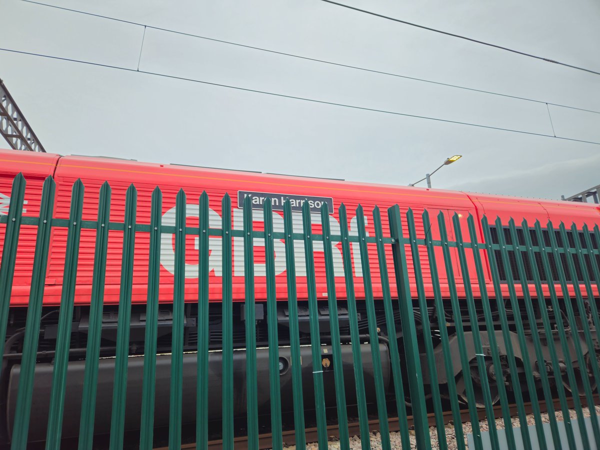 I am here at Blackpool North Where <a href="/GBRailfreight/">GB Railfreight</a> 66710 "Karen Harrison" &amp; 66719 "Michael Portillo" are here with the inspiration train