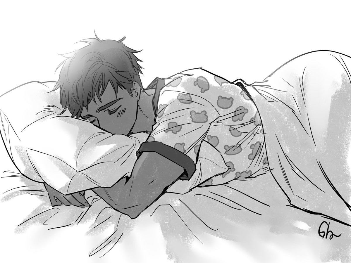 잠이 많은 자이라...너무 귀여워서 그리지 않을 수 없었음