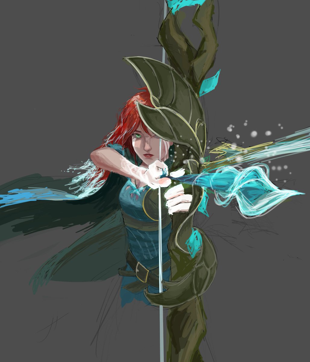 vaclav2348's tweet photo. My series of artworks about some #Dota2 rivalry
#windranger #drowranger https://t.co/gLjN3fg0jd