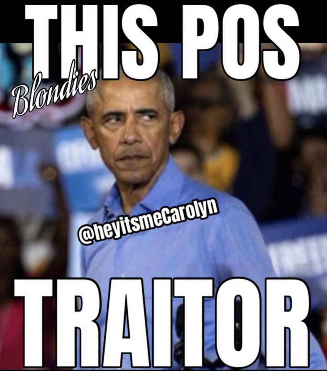 Barack Hussein Obama is a TRAlT0R‼️