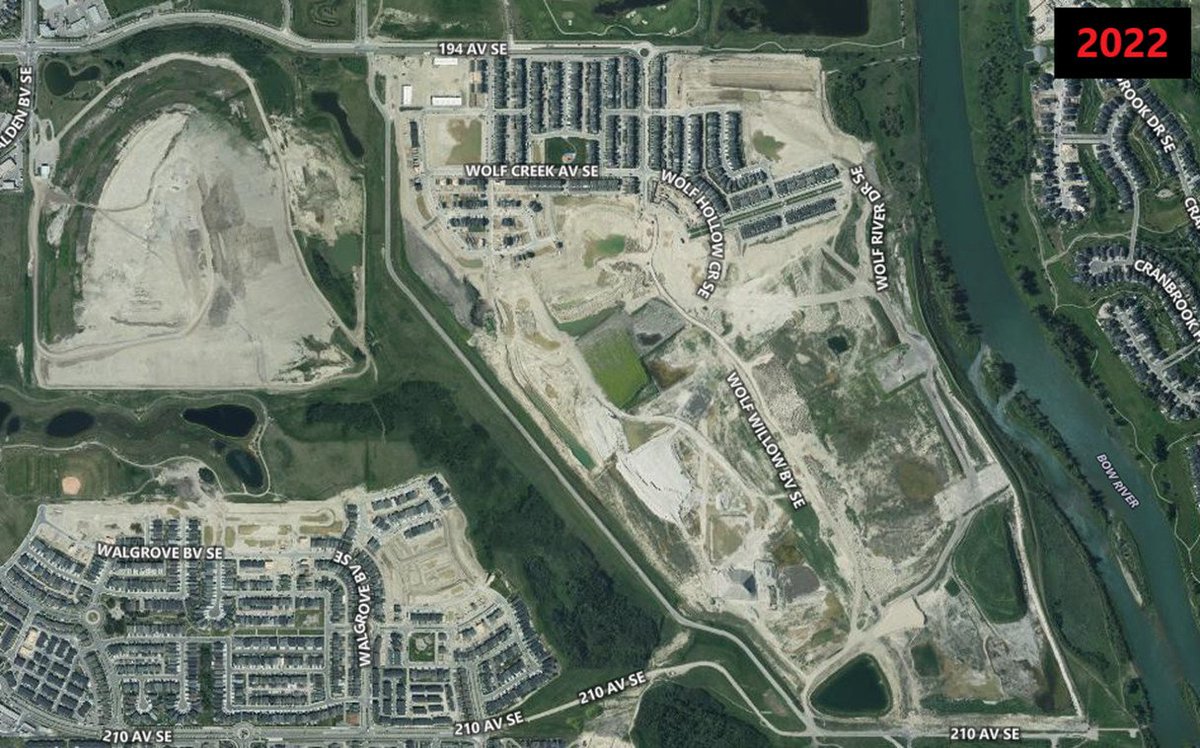 WalkingCalgary's tweet photo. At the 2021 census, #WolfWillow had a population of 525.
Construction of the development began in 2019. The community is still under extensive development today.
#Calgary #yyc https://t.co/g45VUhF1t4