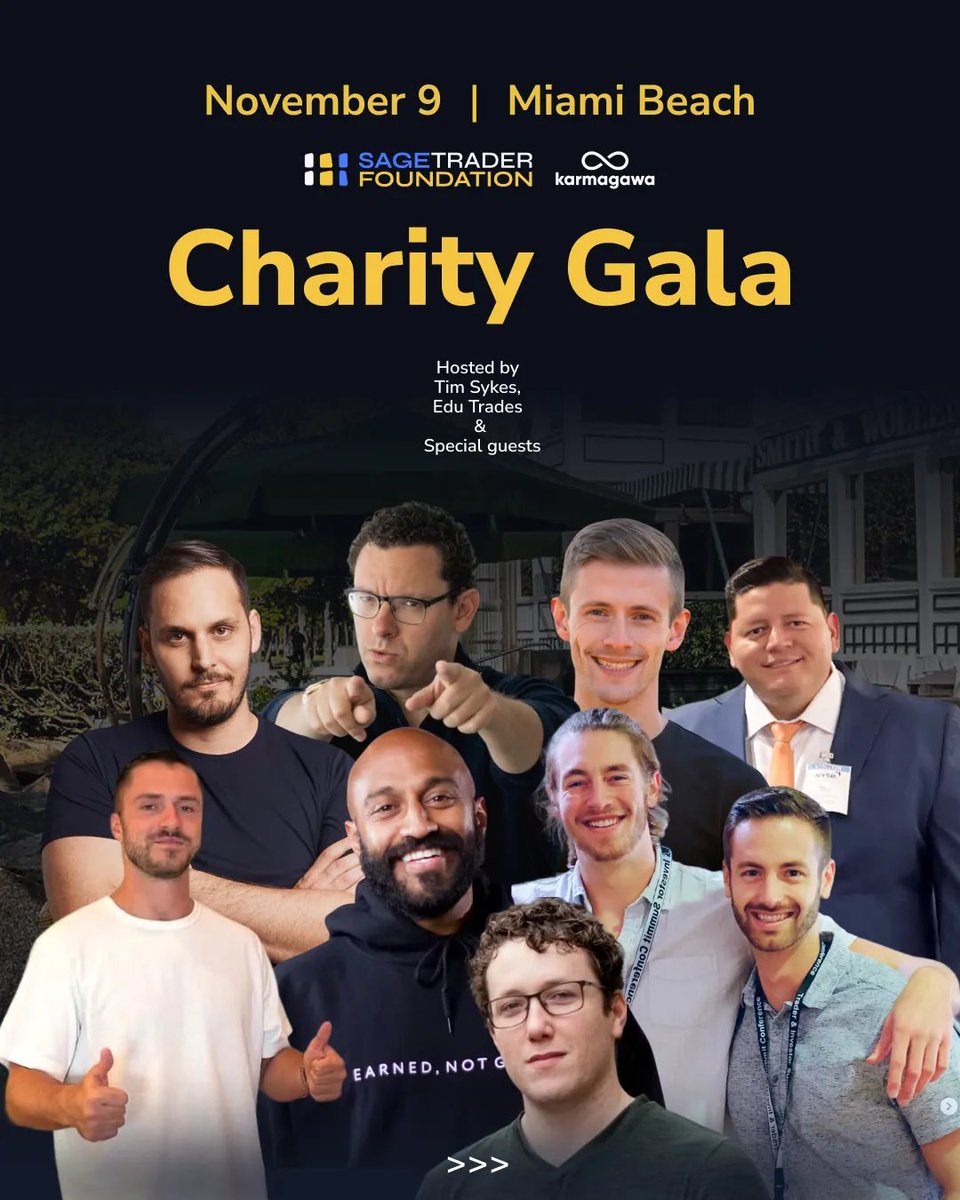 sagetraderusa's tweet image. Join us for two incredible events with @TimothySykes @thelaptoplegend @EduTrades @SangLucci @Stratataaa @traderkylec @TraderBryce @mono_trader @alexchavez1010 bringing traders together to make a real difference.

Proceeds go towards global education and community initiatives via…