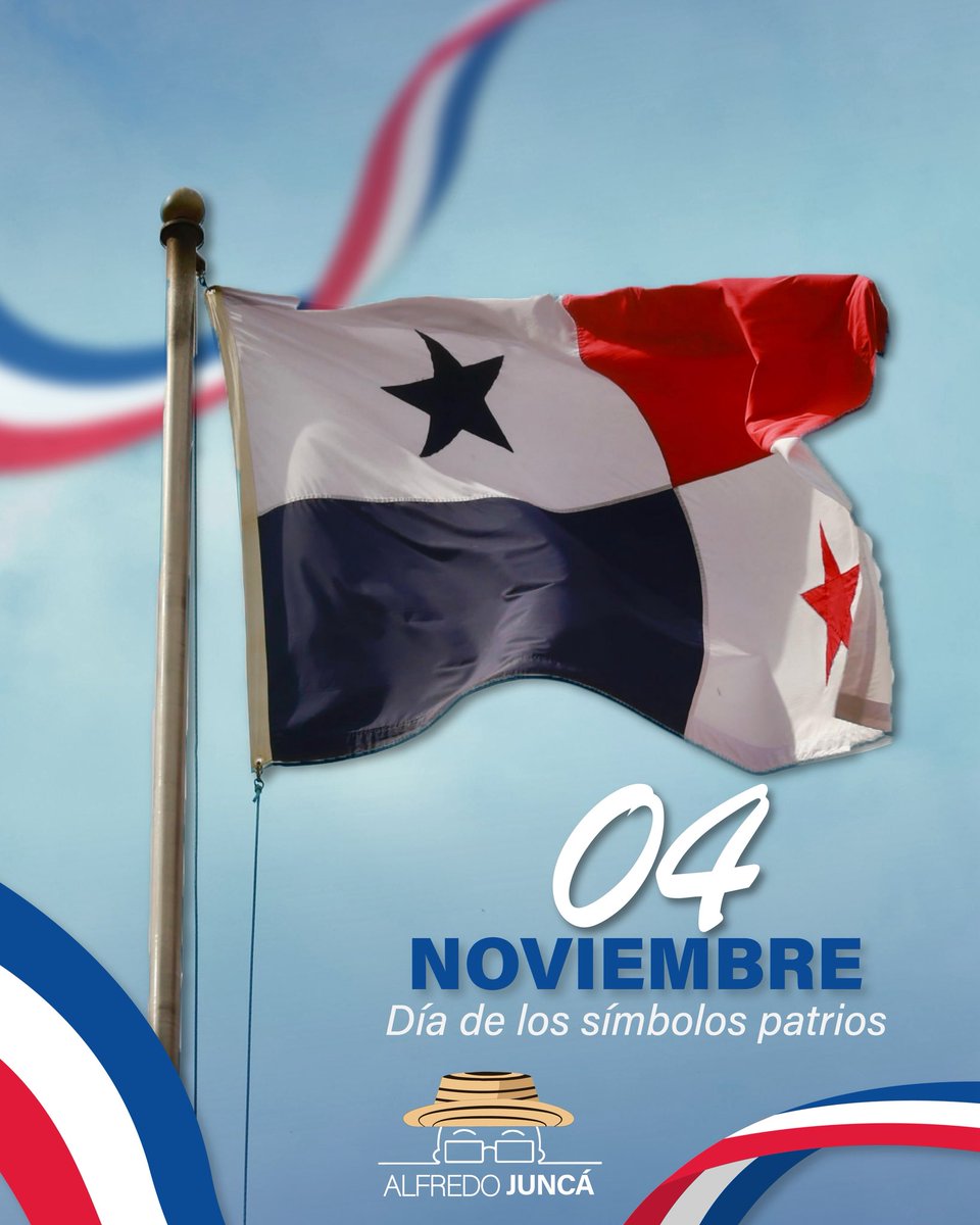 Hoy celebramos con orgullo los símbolos que nos representan, nos inspiran y nos unen como panameños

Cada color,cada estrella y cada nota del himno cuentan la historia de una nación que avanza con fuerza y esperanza
#4denoviembre #símbolospatrios #panamá #lapatrialahacemoscontigo