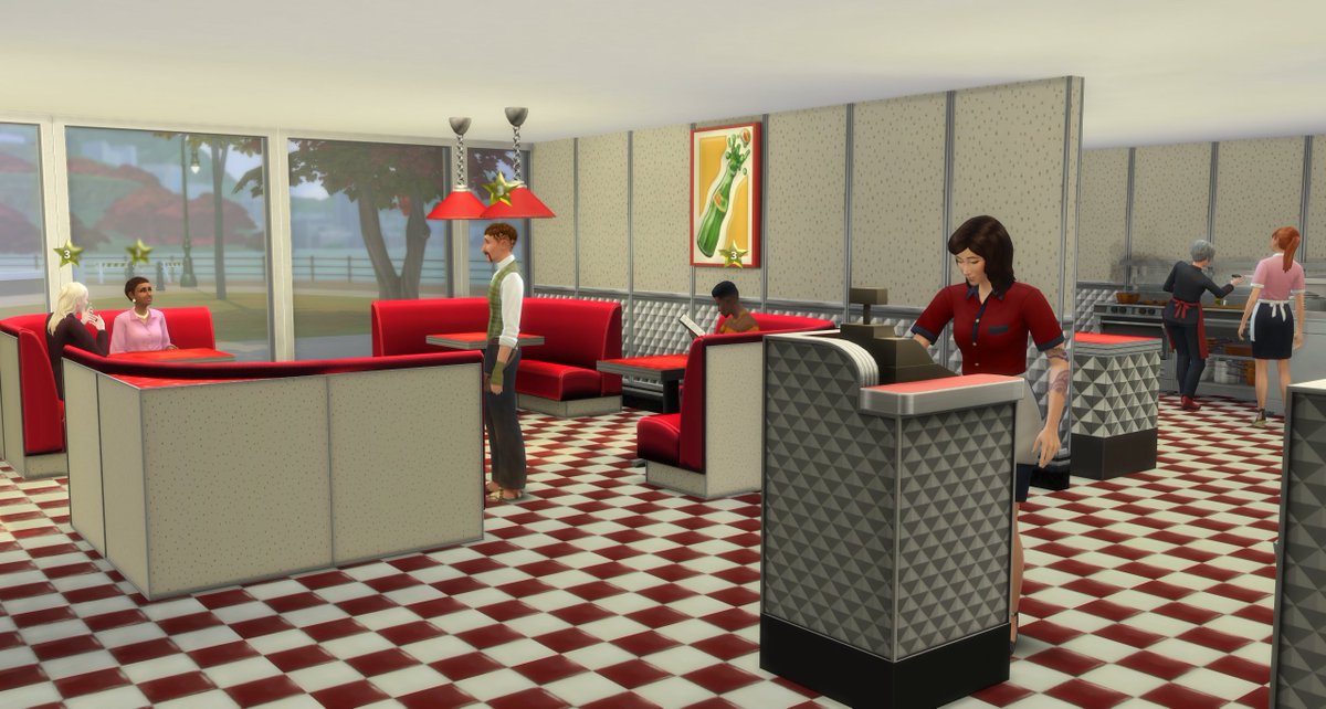 A quick peek at my The Sims 1 Hot Date Diner remesh project! 🍽️
It took a bit longer than expected, but it’s almost done.
Coming soon in early access on my Patreon! ✨
#TheSims #TheSims1 #TheSims4 #SimsModding #SimsCC #RetroSims #TheSimsHotDate