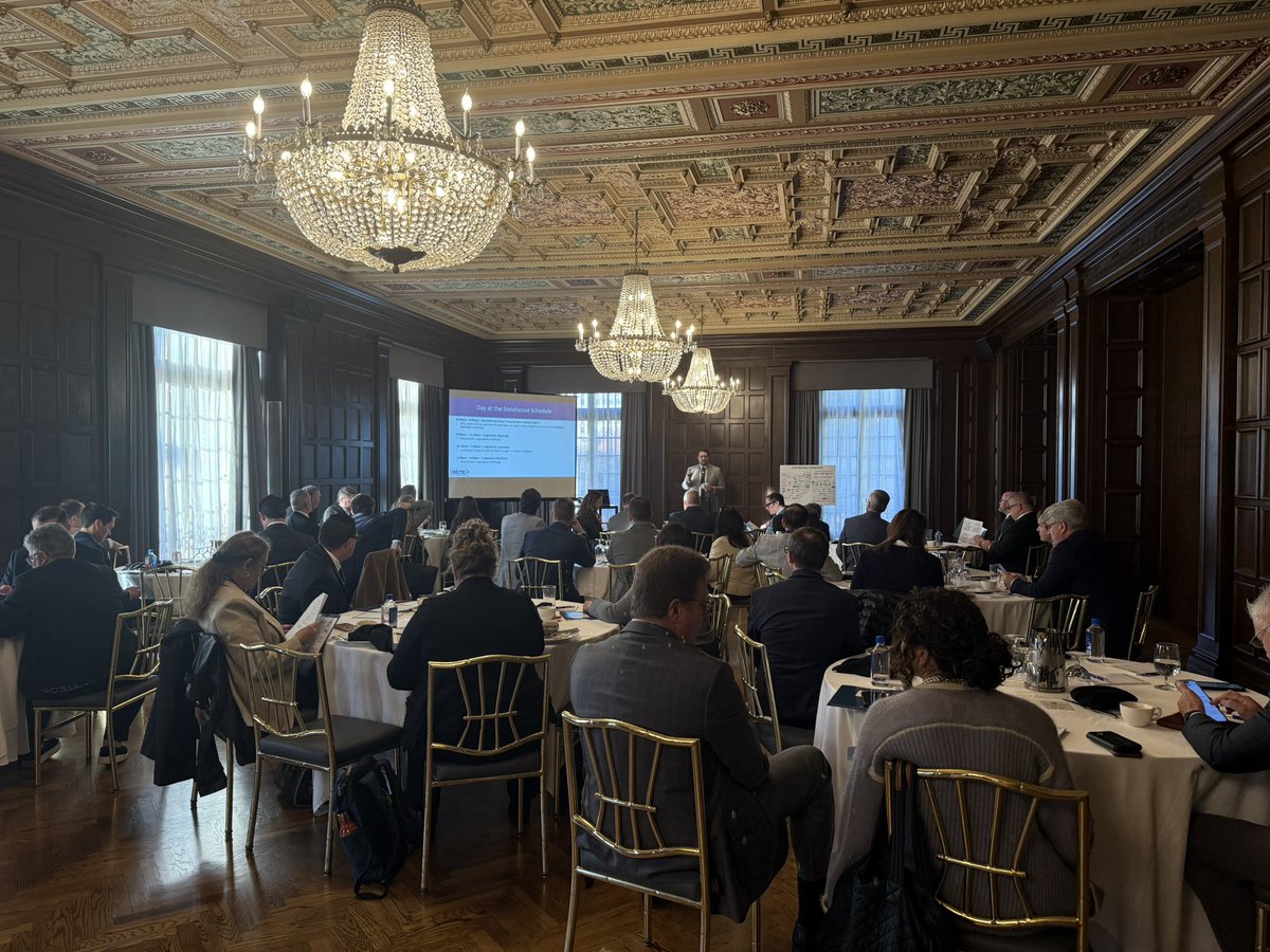 Morning briefing underway at Chemistry Connects. Our members are preparing for a full day of legislative meetings across the Statehouse — advancing Ohio’s chemical industry through collaboration and conversation.