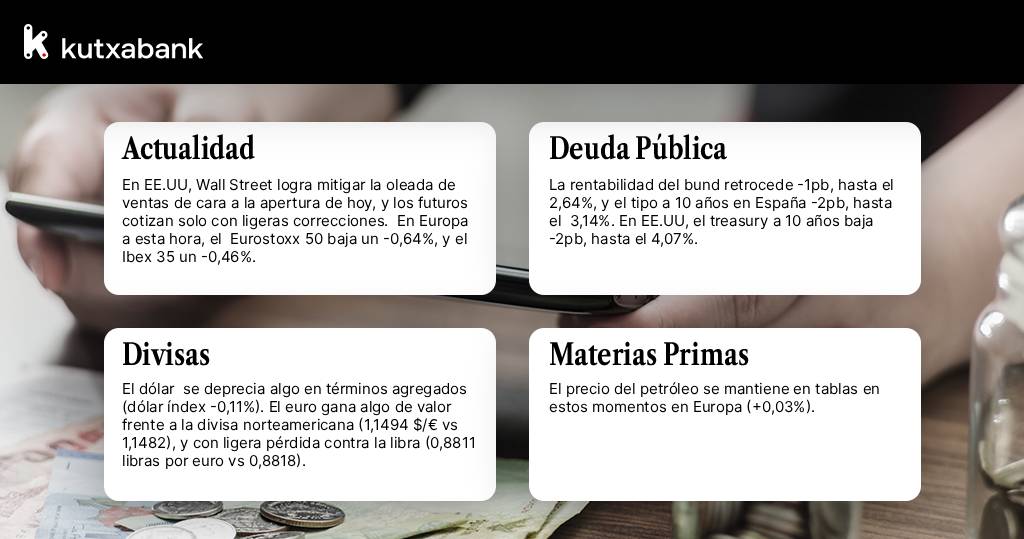 📊 Crecen las advertencias sobre una posible corrección bursátil. El sector tecnológico, la estrella de los últimos años, concentra las mayores alertas ante el debate vigente sobre sus valoraciones.