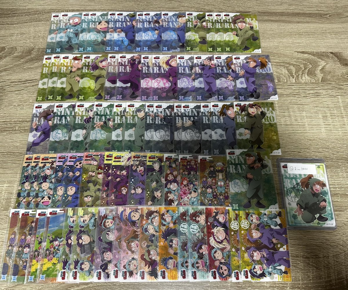 1__kavv's tweet photo. 【譲渡 交換】忍たま乱太郎 台詞 クリアカード スナマイ2 ウエハース コースター 東武動物公園 特典 華絵札 ナンジャタウン 

求▶︎定価+送料>同異種 善法寺.綾部
譲▶︎画像

郵送または名古屋手渡し
交換は物によりお断りする可能性あり

検索からでもお気軽にお声掛けください https://t.co/k5wvM0pPSA