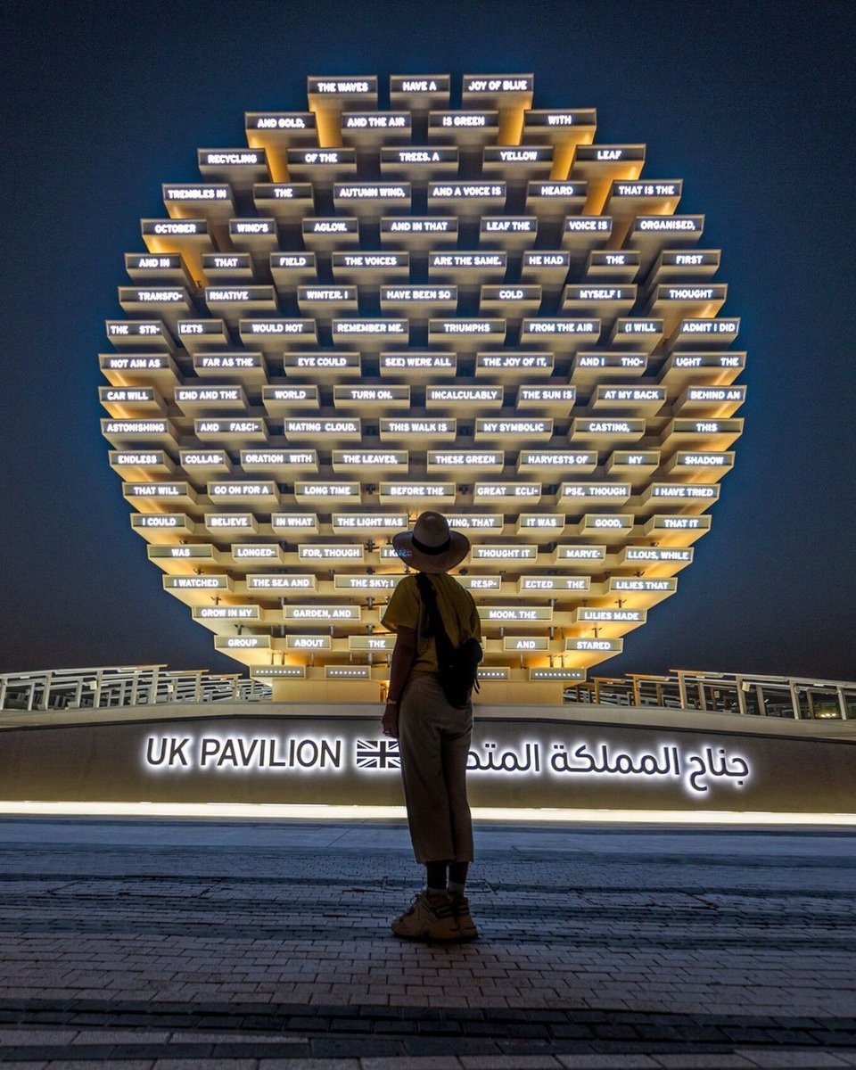 illustrarch's tweet image. The UK Pavilion at Expo 2020 Dubai by Es Devlin

#pavilion #architects #design #architecture #illustrarch