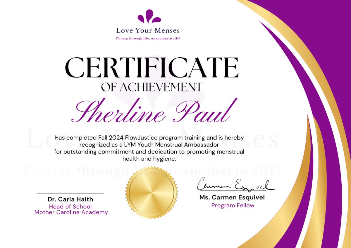 LoveYourMenses's tweet image. Become the next Menstrual Equity Trainer just as Sara and  Sherline. Contact us now for more information.

Be next!

Contact: info@loveyourmenses.com if interested.

#menstrualequity
#SaraFauver
#flowtech
#tech
#follow
#LYM