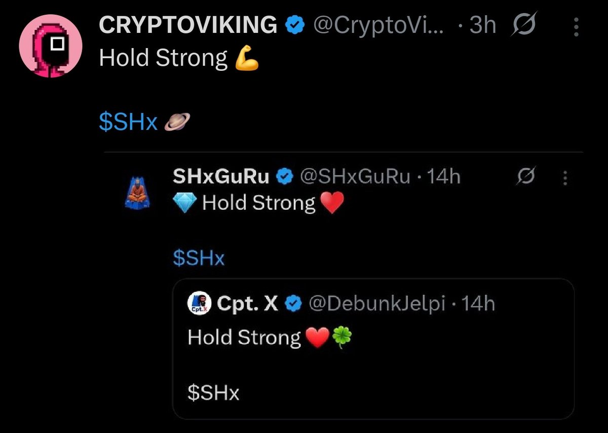 Hold Strong 🧠🫡

$SHx
