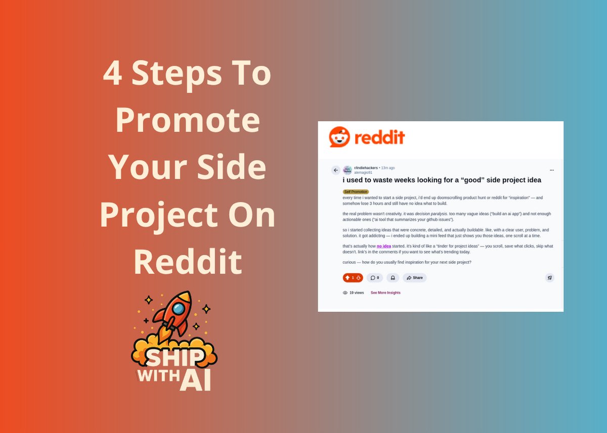 codebrainr's tweet image. A new ShipWithAI issue is available! 
Practical extract + copy/paste prompt inside the full Substack post.

shipwithai.substack.com/p/4-steps-to-p…
