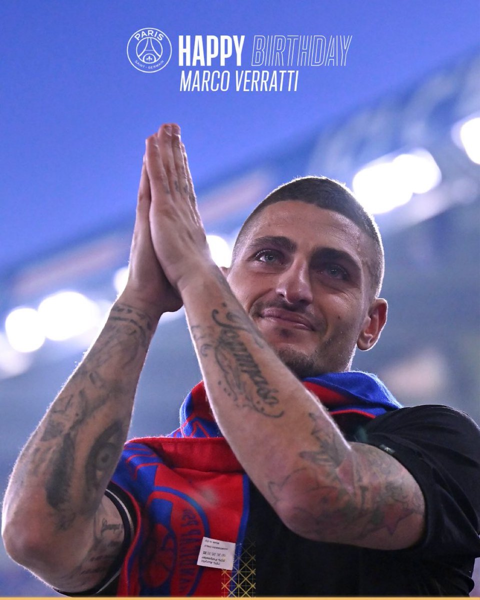 PSG_English's tweet image. 🎂 Happy birthday Marco! ❤️💙