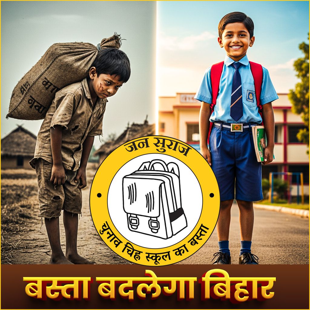 बच्चों की मुस्कान ही नए बिहार की पहचान बनेगी।
BASTA BADLEGA BIHAR