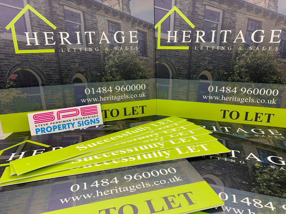 We’re loving the new Heritage Lettings and Sales boards #newboads #rebranding #signmaker #signexperts