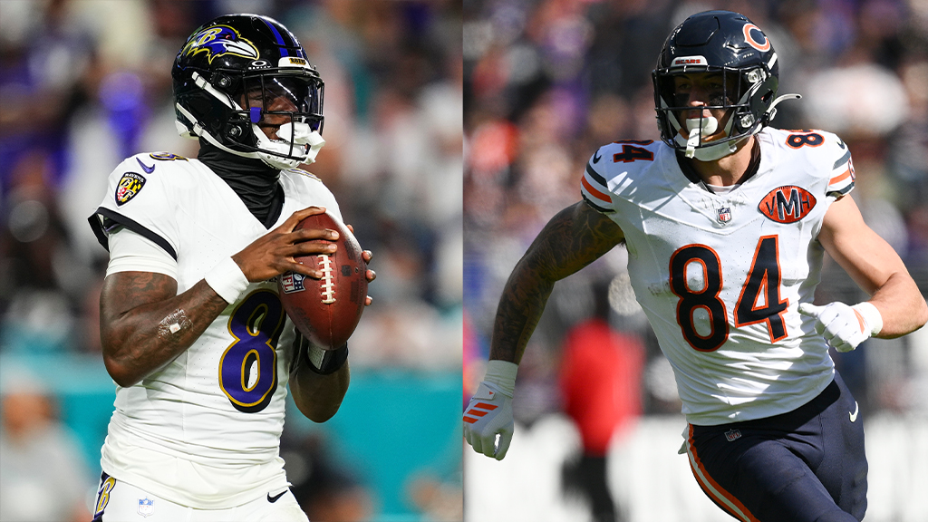 AroundTheNFL's tweet image. Ravens QB Lamar Jackson, Bears TE Colston Loveland named Offensive Players of the Week

nfl.com/news/players-o…