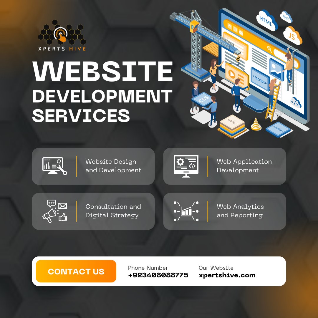 XpertsHive's tweet image. 💻 Website Development Services by Xperts Hive!
Built with PHP, HTML &amp;amp; JS 🚀
🌐 Design &amp;amp; Development
⚙️ Web Apps
💡 Strategy &amp;amp; Analytics
📞 +92 340 8088775
🌍 xpertshive.com
#XpertsHive #WebDevelopment #PHP #HTML #JavaScript