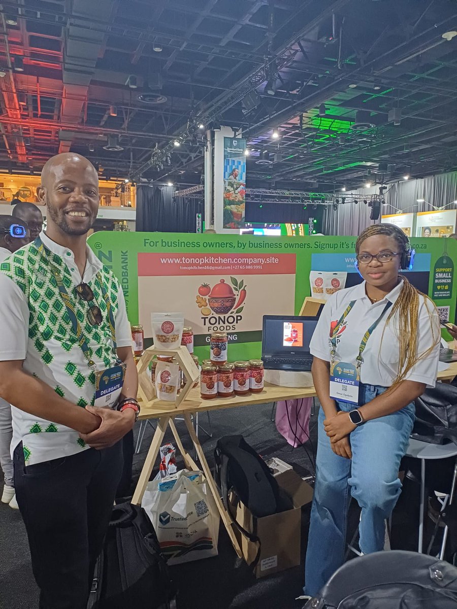 SimplybizSA's tweet image. 💚 SimplyBiz, powered by Nedbank, is at the South African Future Trust Summit today!

We’re proud to have our Nedbank relationship banking team representing SimplyBiz, and connecting with the incredible entrepreneurs.
#SimplyBiz #Nedbank #SAFutureTrustSummit #SupportSmallBusiness