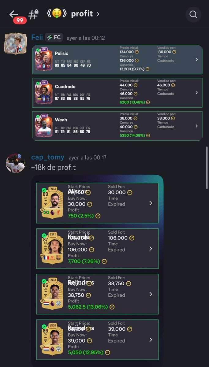 Únete al MEJOR GRUPO DE TRADEO! 📊

Colaboramos con los mejores! 🔝

Tradeos diarios 🤑

Llamadas analizando el mercado ☎️

Inversiones para todos los presupuestos 📈

Cubrimos Consola 🎮 y PC 💻

Ganancias aseguradas! ✅