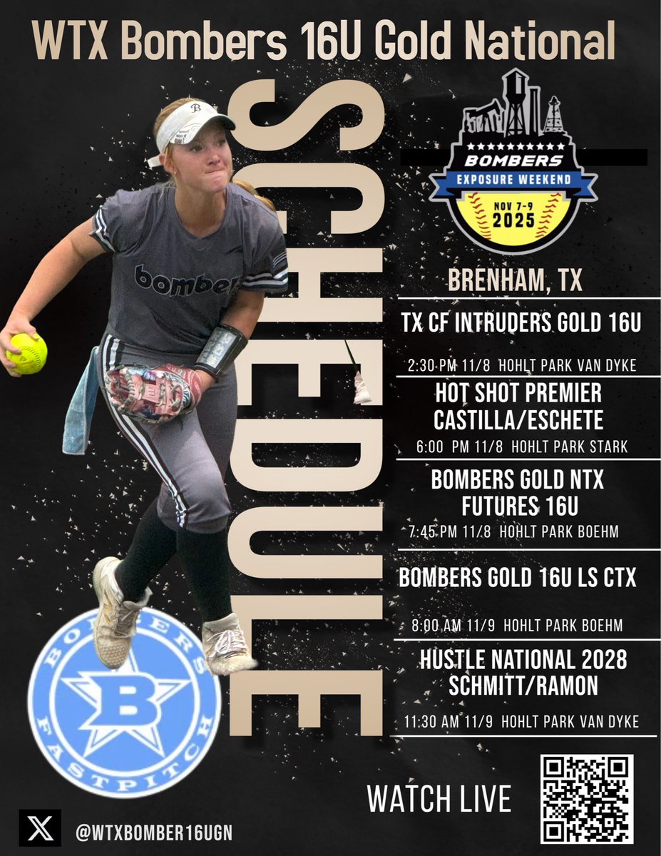 Super excited for the weekend!!! Looking forward to competing🥎🥎
Coaches come by and check us out
<a href="/CSA_Athletes/">Collegiate Sports Advocate (CSA)</a> 
#bluebloods
<a href="/wtxbombers16UGN/">WTX Bombers 16U Gold National</a>