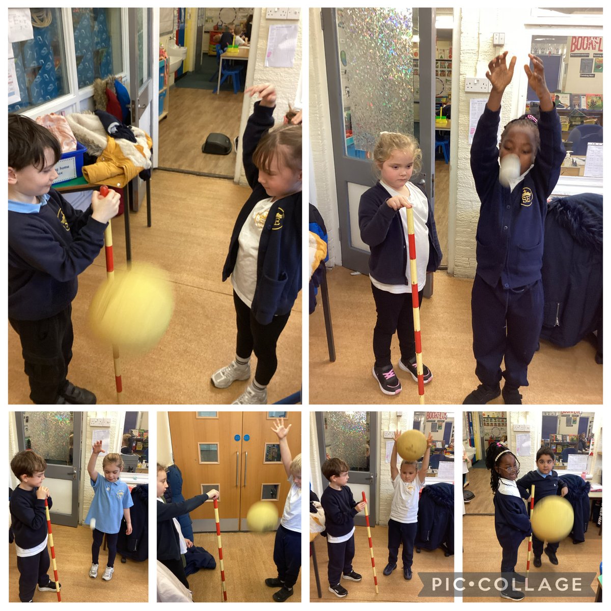 ⁦<a href="/ScienceStEliz/">Science-StElizabeth's</a>⁩ #year4
Together we explored the properties of a variety of balls discussing their similarities and differences. We learned about how balls bounce.We predicted which ball would be the bounciest.