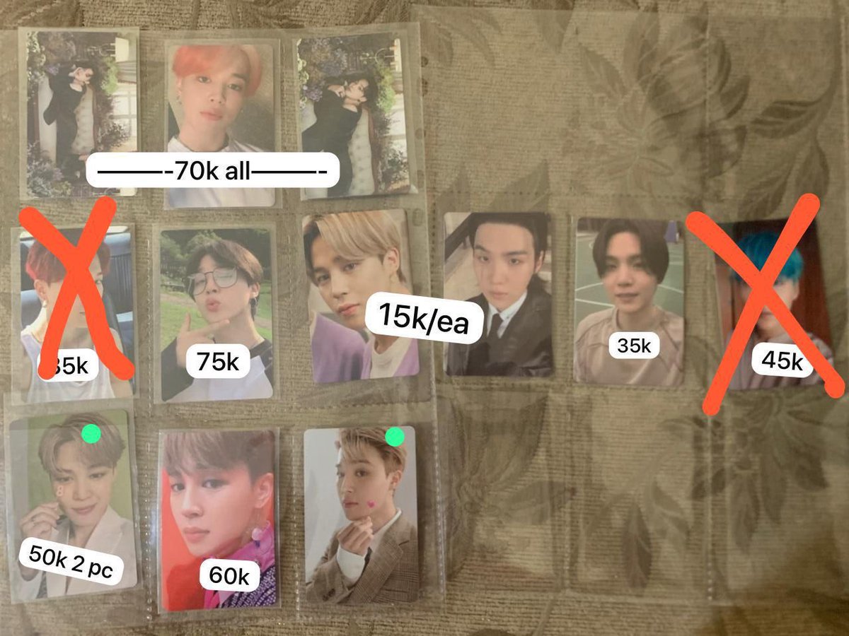 virpjyoonz's tweet image. {HELP RT}

WTS, WANT TO SALE 📌
pc bts ready ina 

🤍Dom depok 
🤍Bisa oyen , gratis ongkir 
🤍Sudah incl packing
🤍Condi dm 

wts pc bts namjoon seokjin yoongi jhope jimin taehyung jungkook 
#wtsbts #pcbts #wts