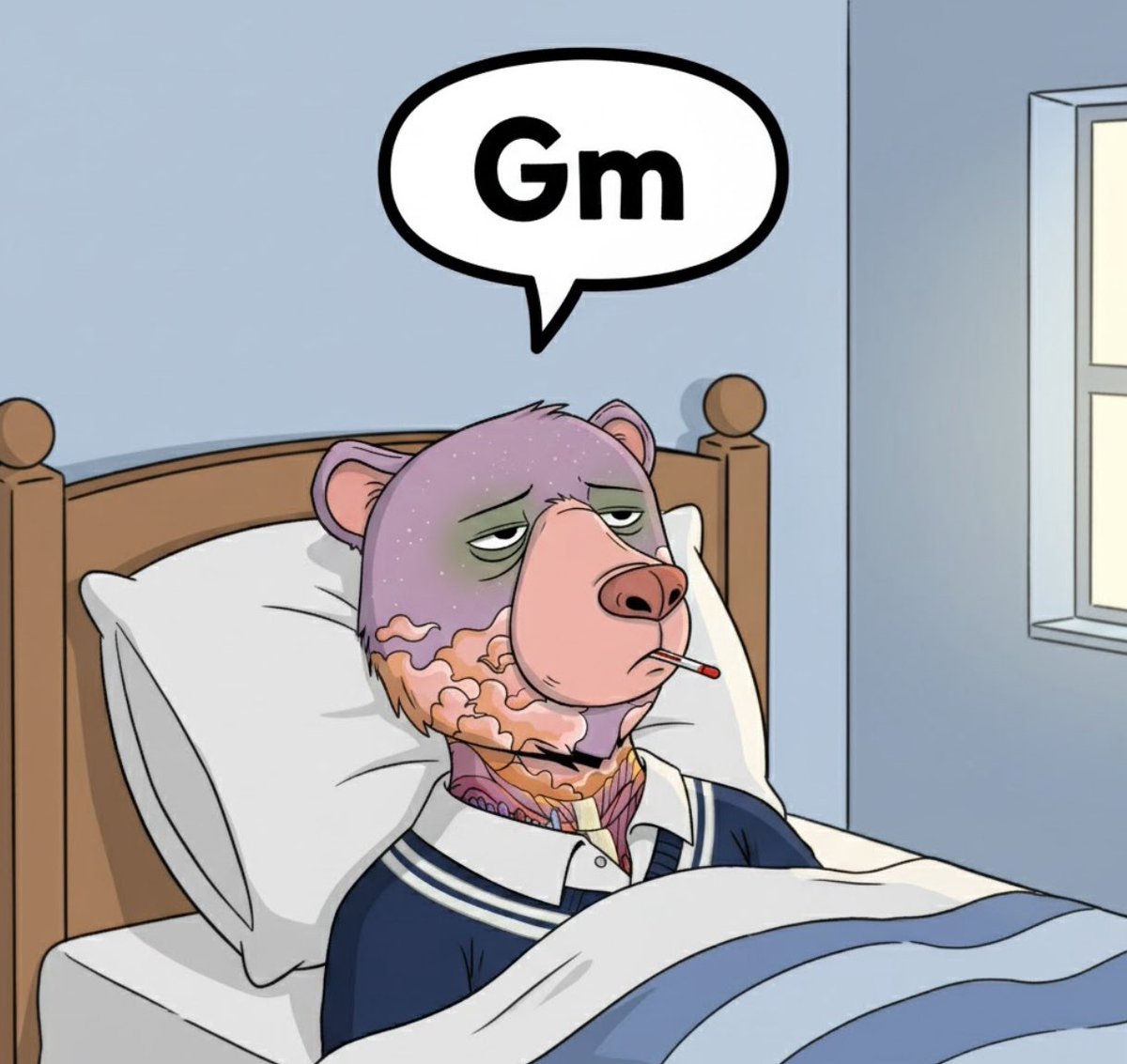 Gm Gm, 

It’s that time of the year again.

Seasonal flus hitting left and right. Unfortunately, it struck me dead center.