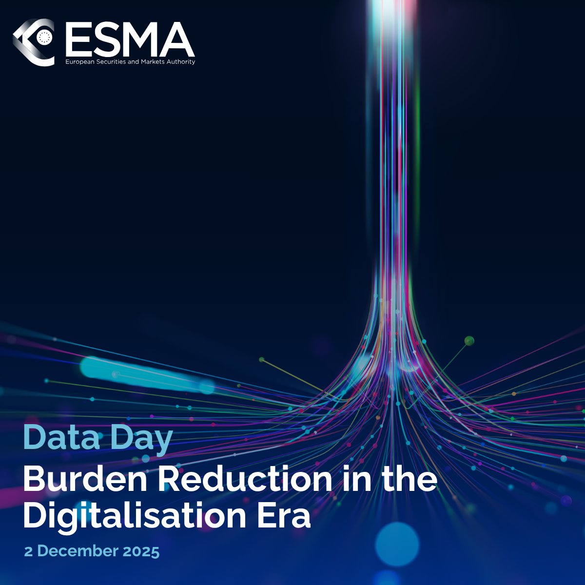 ESMAComms's tweet image. 📊 #DataDay - Burden reduction in the digitalisation

🗓️ 2 December
⭐ In the spotlight: how smarter data use and #digitalisation can reduce reporting burdens while maintaining regulatory integrity
⏳ Register by 25 November

link.europa.eu/cGyjHm