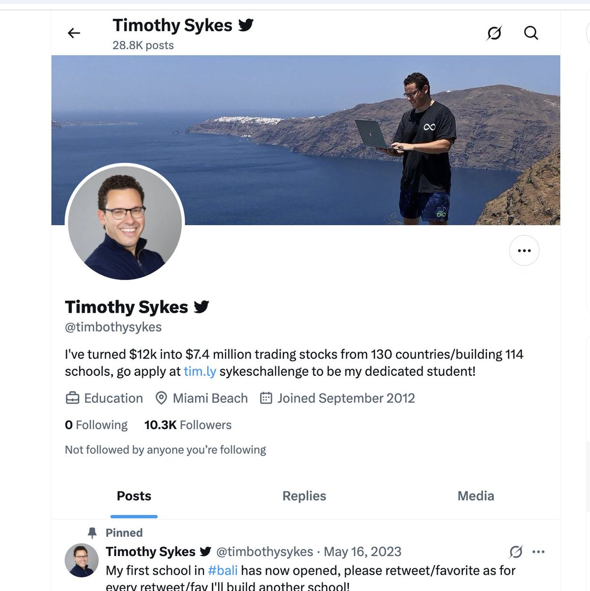 timothysykes's tweet photo. Daily reminder I have impostors galore on every social media network, I will NEVER DM you or WhatsApp you or Telegram you, block and report ALL scammers like @Solsniper_sol @pratikb08625484 @timothysykespa as I have no BS assistant page or private account...I son't even know how @Solsniper_sol got verified using my picture and name, but welcome to this sad sad sad industry full of charlatans and scammers

Please retweet this and help me warn others so they don't get scammed either and if you wonder why the #CryptoMarket is doomed, look no further than the thousands of scammers that corrupt industry refuses to shutdown since its what built the whole house of cards to begin with!
