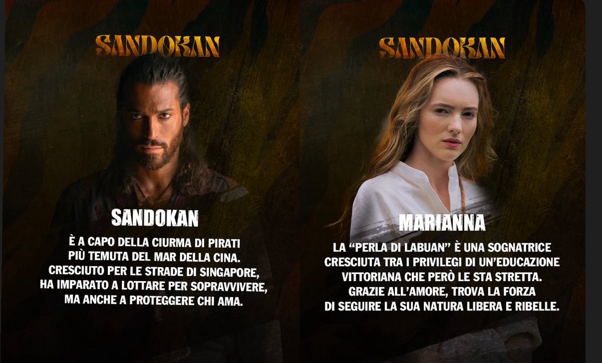 silbigg's tweet photo. *Amandoli* già 😍
#Sandokan 🏴‍☠️
dal 1° dicembre su #Rai1 e #RayPlay https://t.co/hUzbndHpwm