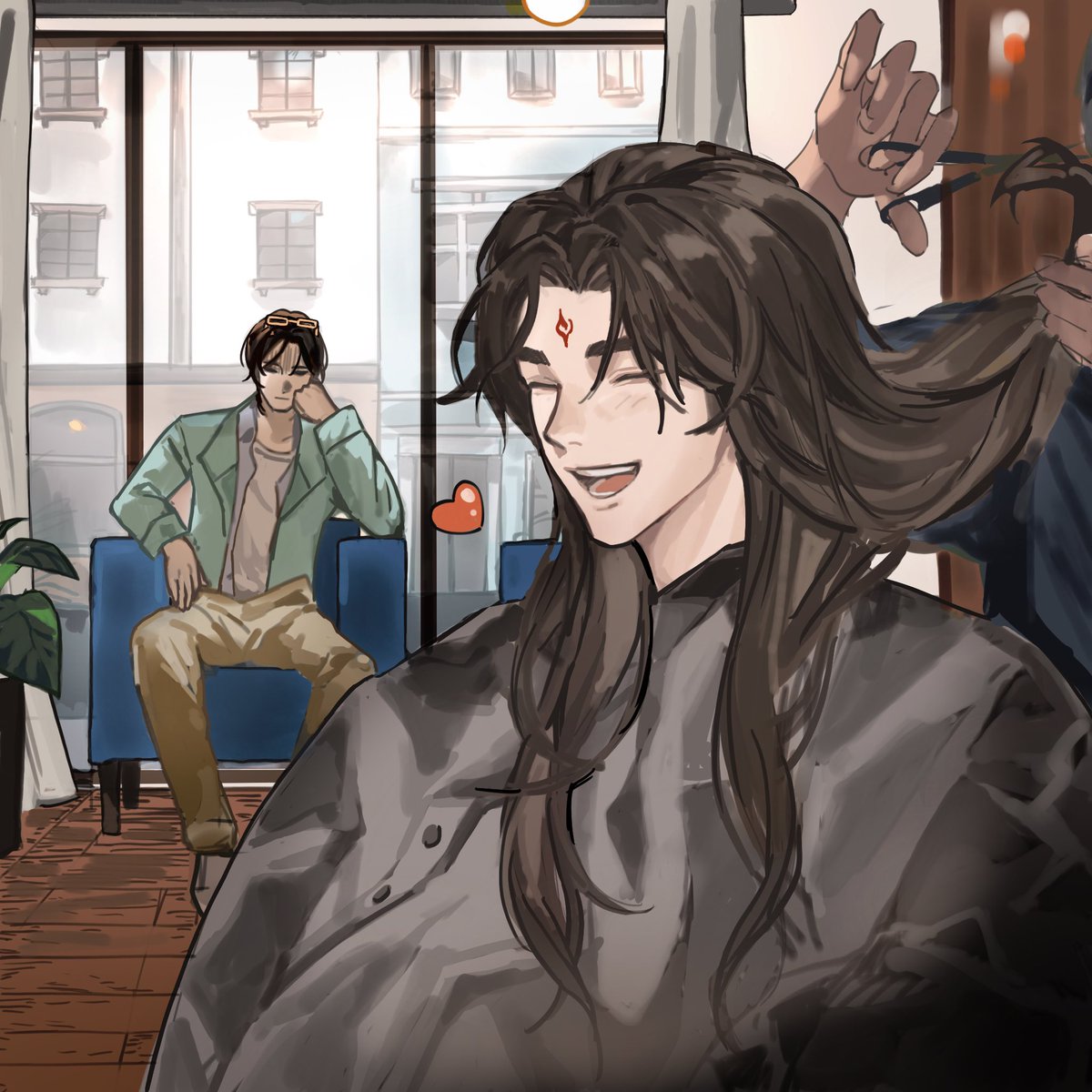 nieoqi's tweet photo. binghe haircut 💔, 1/3 #svsss https://t.co/McCpW1gsSw