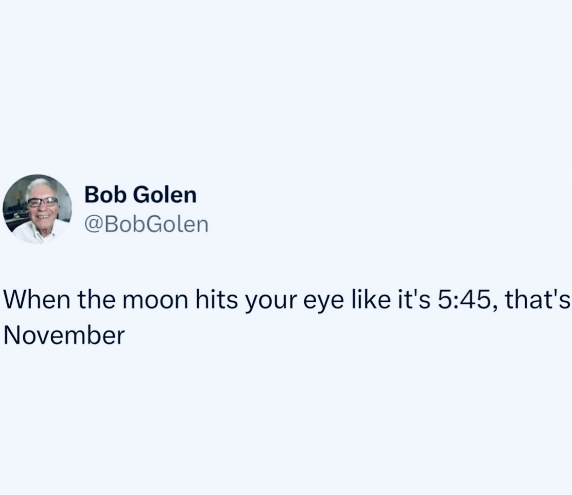 Anna: Anyone else sing that? November Beaver Supermoon tonight!