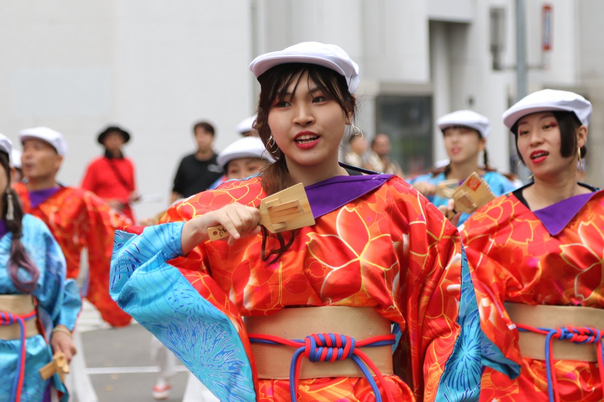 aaaa3696's tweet photo. けやきに来ました！

紀州よさこい　おどるんや
　喜笑花さん https://t.co/86qKiwyWKX