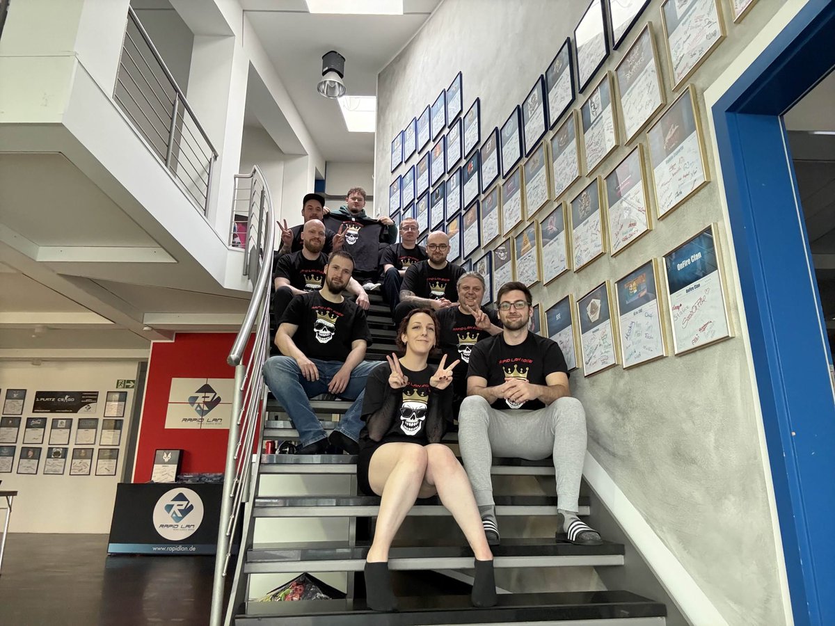 Heute ist wieder eine neue Community aus dem Lan Haus abgereist.

Wir bedanken und bei der Community "Ersatzserver" für den Besuch bei uns.😊

Alle haben sich das erste mal gesehen und es freut uns immer sehr so etwas möglich zu machen.

rapidlan.de 

#lanparty