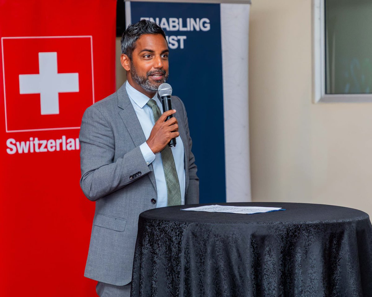 SwissEmbassyKE's tweet photo. Believing in 🇰🇪's innovative youth!
Congrats to Energy Hub, Coco Packs &amp; AXI Mobility, winners of the #CleantechInnovationCompetition2025, solutions addressing environmental &amp; social challenges. Grateful to @KenyaCIC, @sicpa &amp; @APAInsuranceKE for championing climate innovation. https://t.co/eAYcGFIW1k
