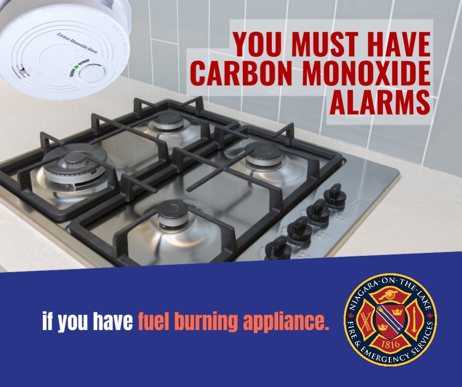NOTLfiredept's tweet image. 🚨 Safety Alert!
Homes with fuel-burning appliances (furnace, gas stove, etc.), fireplaces, attached garages—or heated air from outside appliances—must have CO alarms on every floor starting Jan 1, 2026.
✅ Test yours today!
#SafetyFirst #CarbonMonoxide #NOTLFire