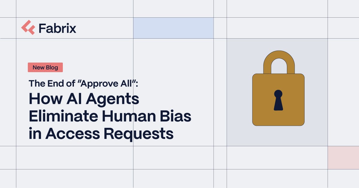 FabrixSecurity's tweet image. How many access requests get approved without a second thought?

AI agents bring explainable, evidence-based reasoning to IAM, making access approvals more efficient and context-driven. 

Read more: fabrix.security/resources/end-…

#IAM #AI #AccessRequests