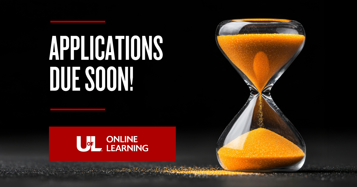 The December deadline for applications to our online MA in Higher Education &amp; Student Affairs program is quickly approaching! Click below and start your application today: uofl.me/3IVzmIf
