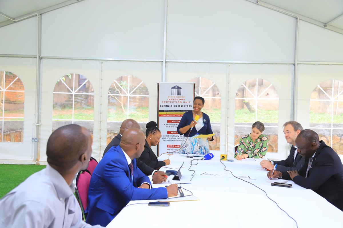 It was a pleasure meeting with H.E. Signe Winding Albjerg <a href="/DKAmbUganda/">Signe Winding Albjerg</a>, Ambassador of the Kingdom of Denmark to Uganda, together with Mr. Jacob Kahl Jensen and Ms. Margret M. Magera.

Our engagement; joined by colleagues from <a href="/mofpedU/">Ministry of Finance</a>, <a href="/mtic_uganda/">Ministry of Trade Ug</a>, <a href="/ugandainvest/">Uganda Investment Authority</a>, <a href="/AntiGraft_SH/">Anti Corruption Unit - State House Uganda</a>