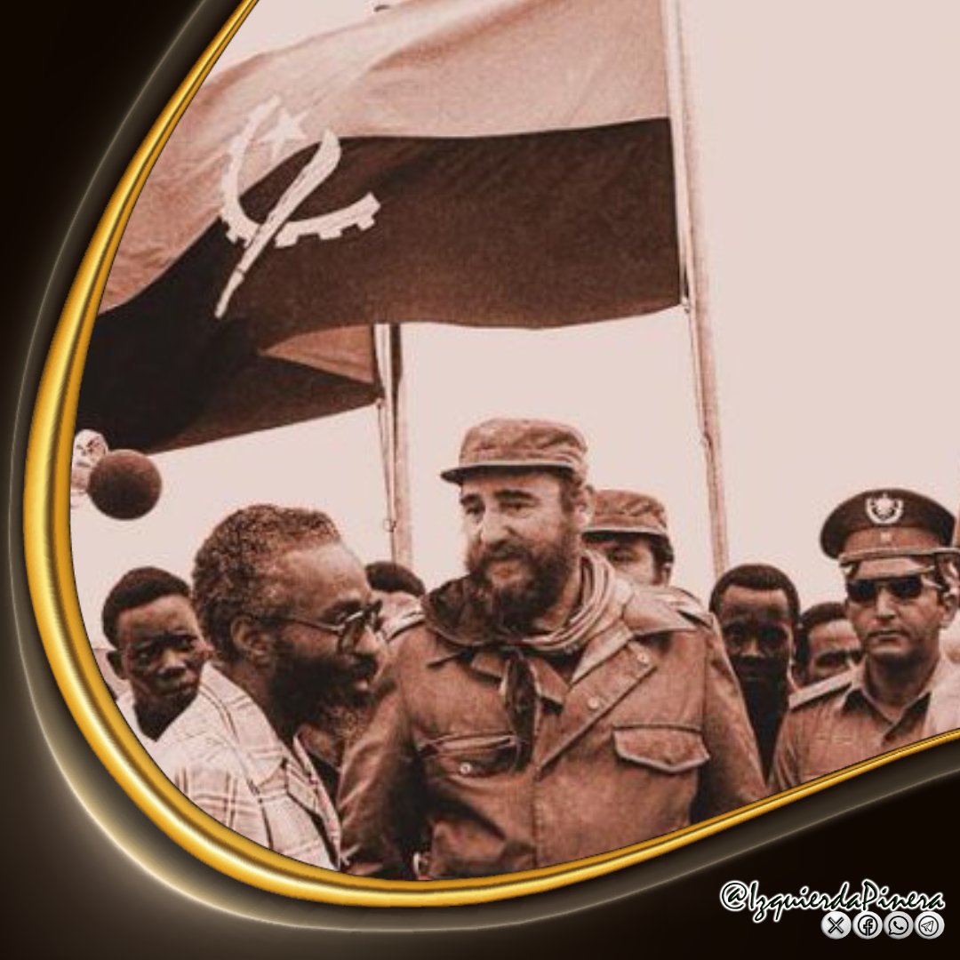 IzquierdaPinera's tweet photo. Hoy #Cuba recuerda 50 años de la Operación Carlota, apoyo internacionalista a #Angola. Honor eterno a quienes dieron su vida en esas misiones.
#IzquierdaPinera https://t.co/dx7m5YsuNe