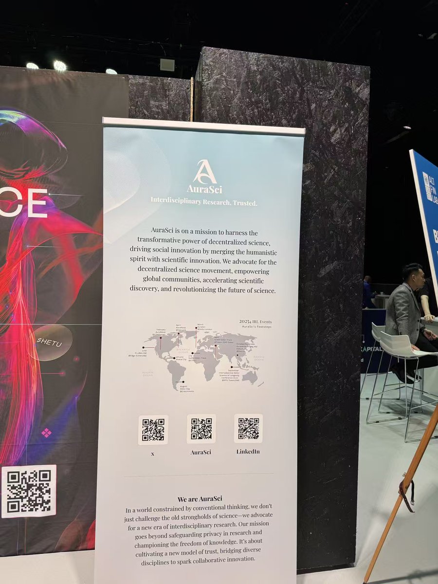 Aura_Sci's tweet image. Excited to announce that @Aura_Sci  is proud to join as a JointFund partner for the Blockchain Impact Forum in #Copenhagen, alongside @ChainforGood , @Bybit_Official, and @UNDP AltFinLab!  
Details: chainforgood.org/blockchain-imp…. 

Stay tuned for big announcements from AuraSci soon!…